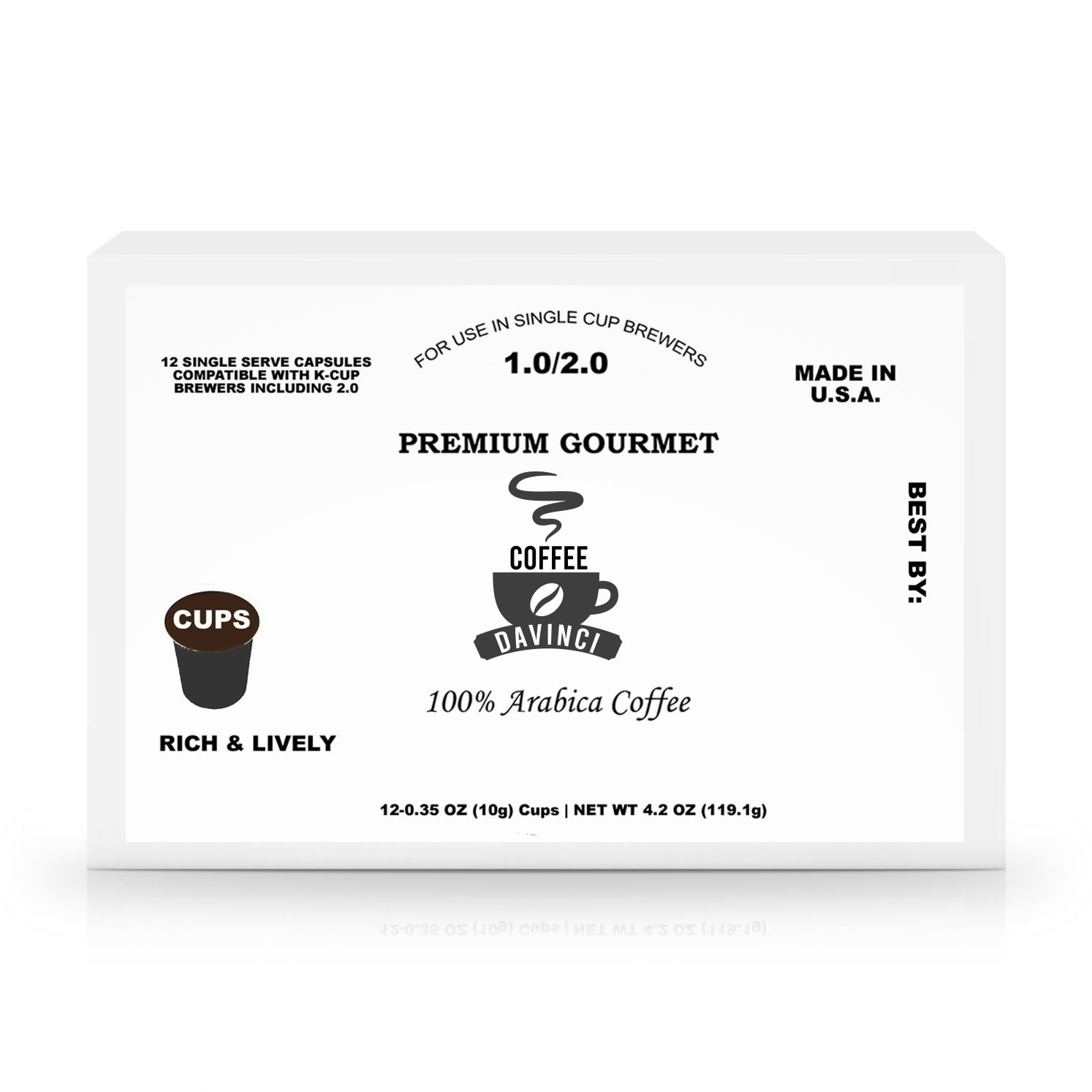 60 Pack Single Serve Coffee Capsules