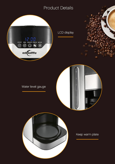Edoolffe MD-259T Smart Drip Coffee Machine