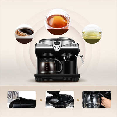 1.5L Automatic Espresso Coffee Machine with LCD