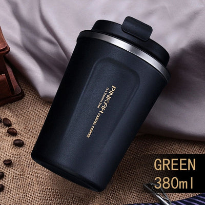 Black Travel Coffee Thermos