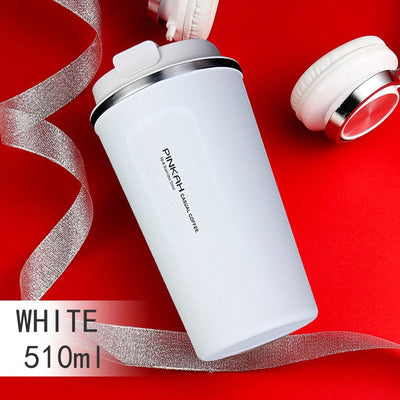 Black Travel Coffee Thermos